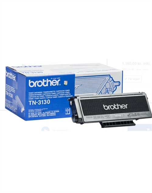 Brother TN3130 Toner Sort